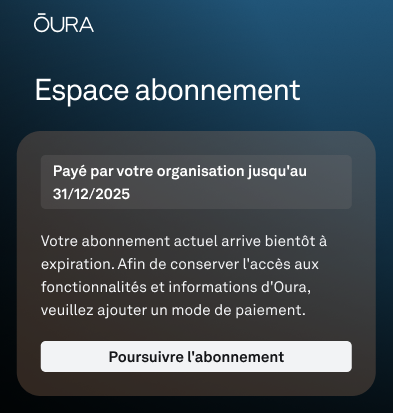 Fiche suite espace abonnement