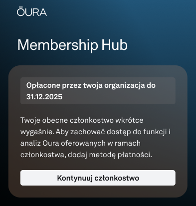 Karta kontynuuj w Centrum członkowskim