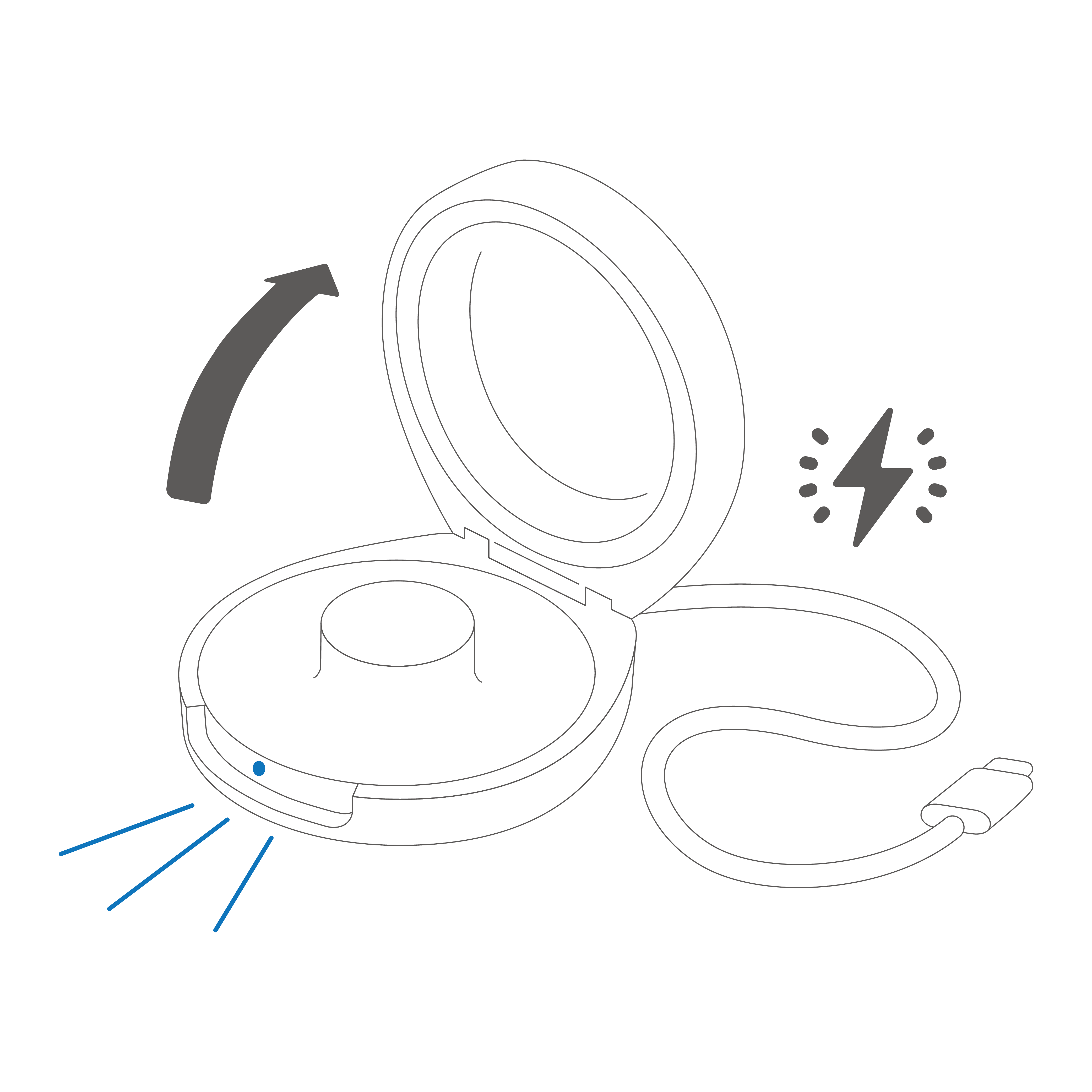Oura Ring 4 Charging Case 插圖