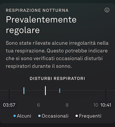 Respirazione notturna, sonno